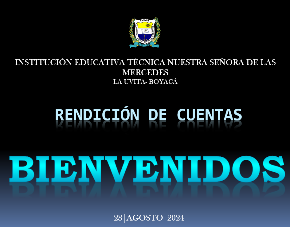 Diapositiva de la rendición de cuentas 2024