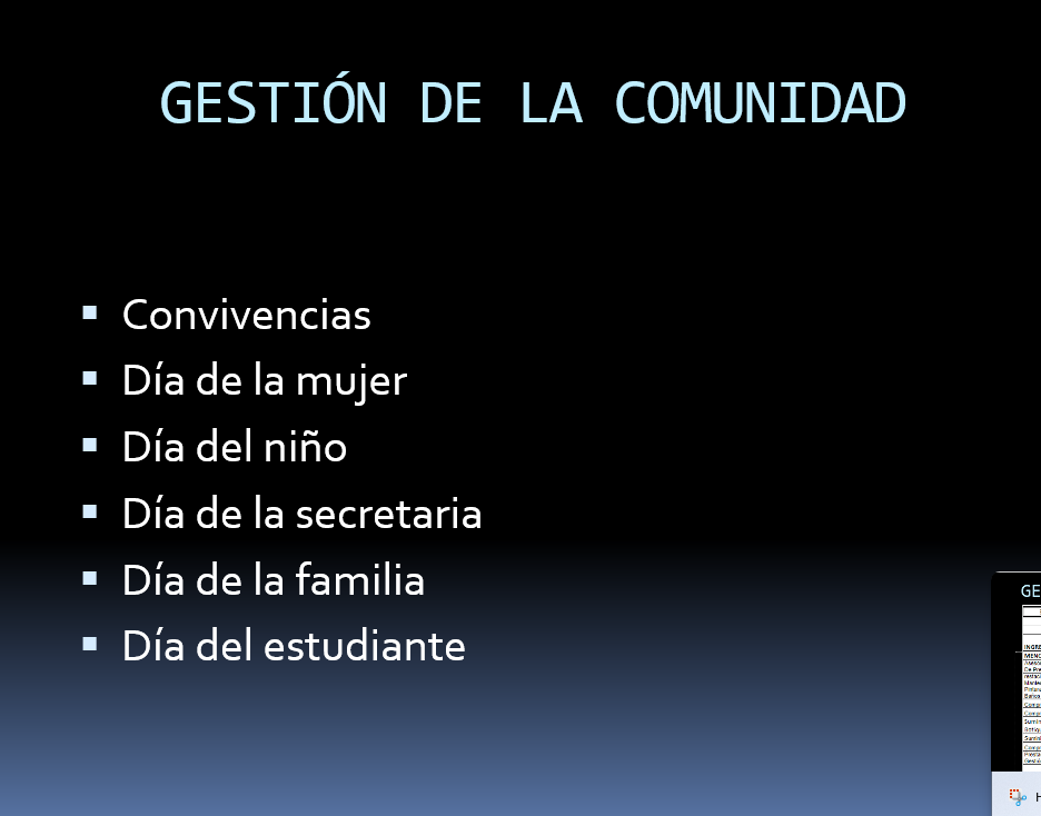 Diapositiva de la rendición de cuentas 2024